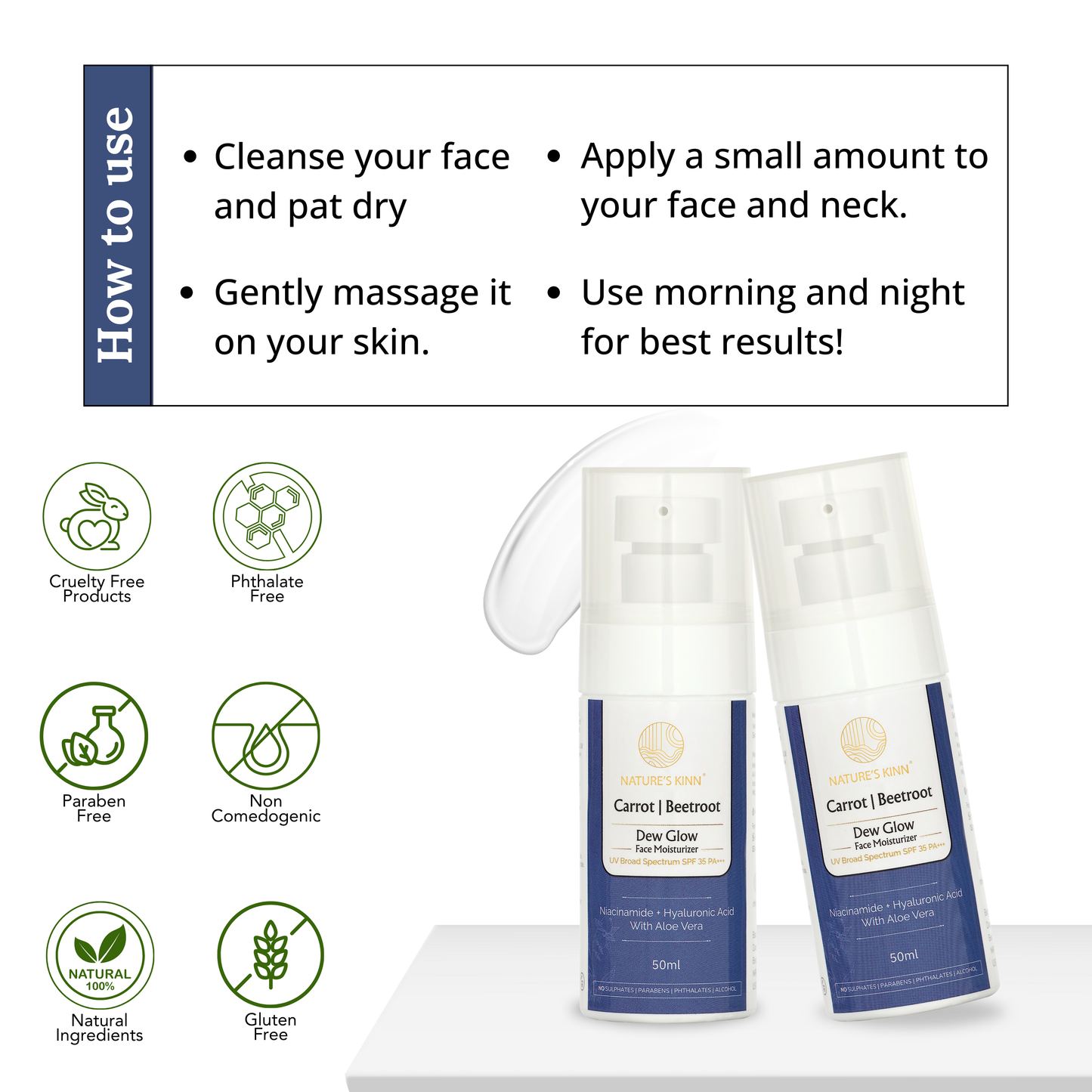 Dew Glow Face Moisturizer SPF 35 PA+++