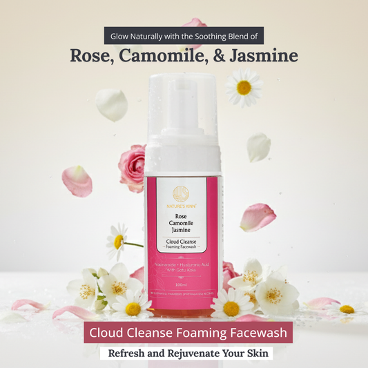 Cloud Cleanse Foaming Facewash - Rose, Chamomile & Jasmine