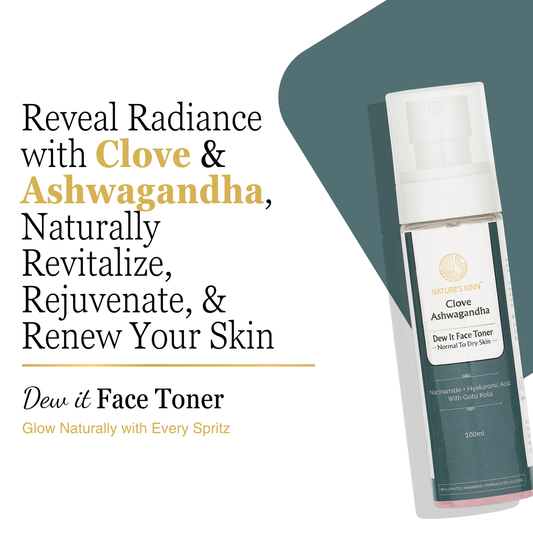 Clove & Ashwagandha Face Toner – Normal to Dry Skin