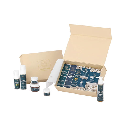 Nature's Kinn Men's Skincare Gift Set | 6-in-1 Complete Daily Face Care Kit for Men | Anti-Aging, Dark Spot Reduction, SPF 50 & Deep Hydration
