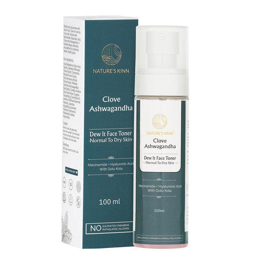 Clove & Ashwagandha Face Toner – Normal to Dry Skin
