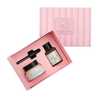 Nature's Kinn Brightening Face Cream & Serum Combo Pack for Women